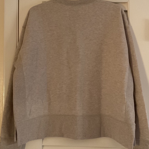 POLO RALPH LAUREN CREW NECK LIGHT BEIGE WOMAN SWEATSHIRT SIZE US Xl - Picture 3 of 11